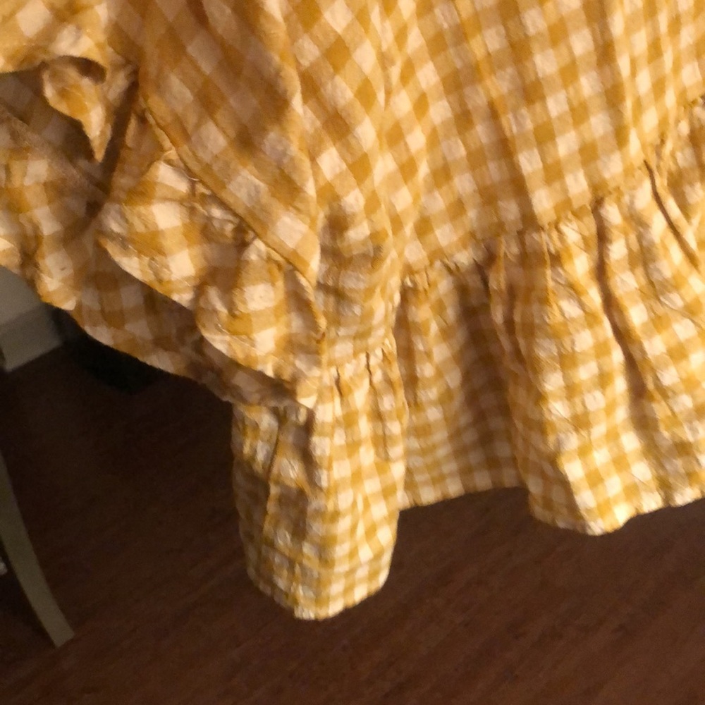 Checked Buttoned-Up Blouse - image 5